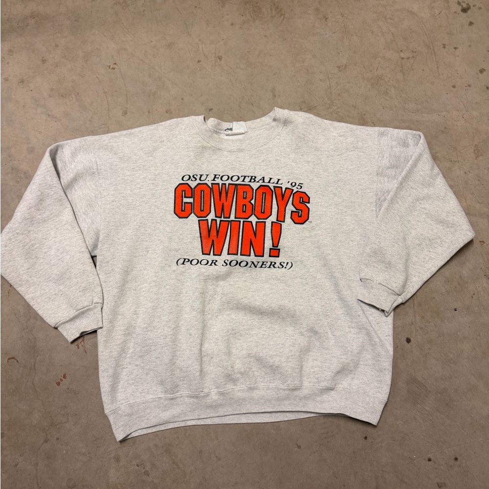 Vintage OSU Lee’s Gray Crewneck Sweater